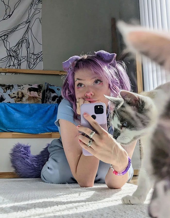 Viver como um cachorro: A fascinante história de Meow e seus comportamentos caninos 4