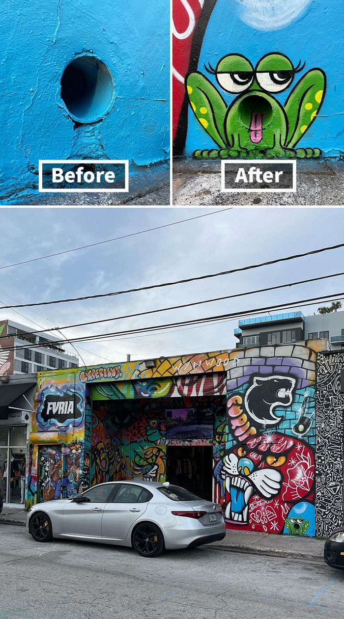 Artista de rua transmuta 30 objetos comuns em fantásticas obras de arte 28 Artista de rua transmuta 30 objetos comuns em fantásticas obras de arte 28