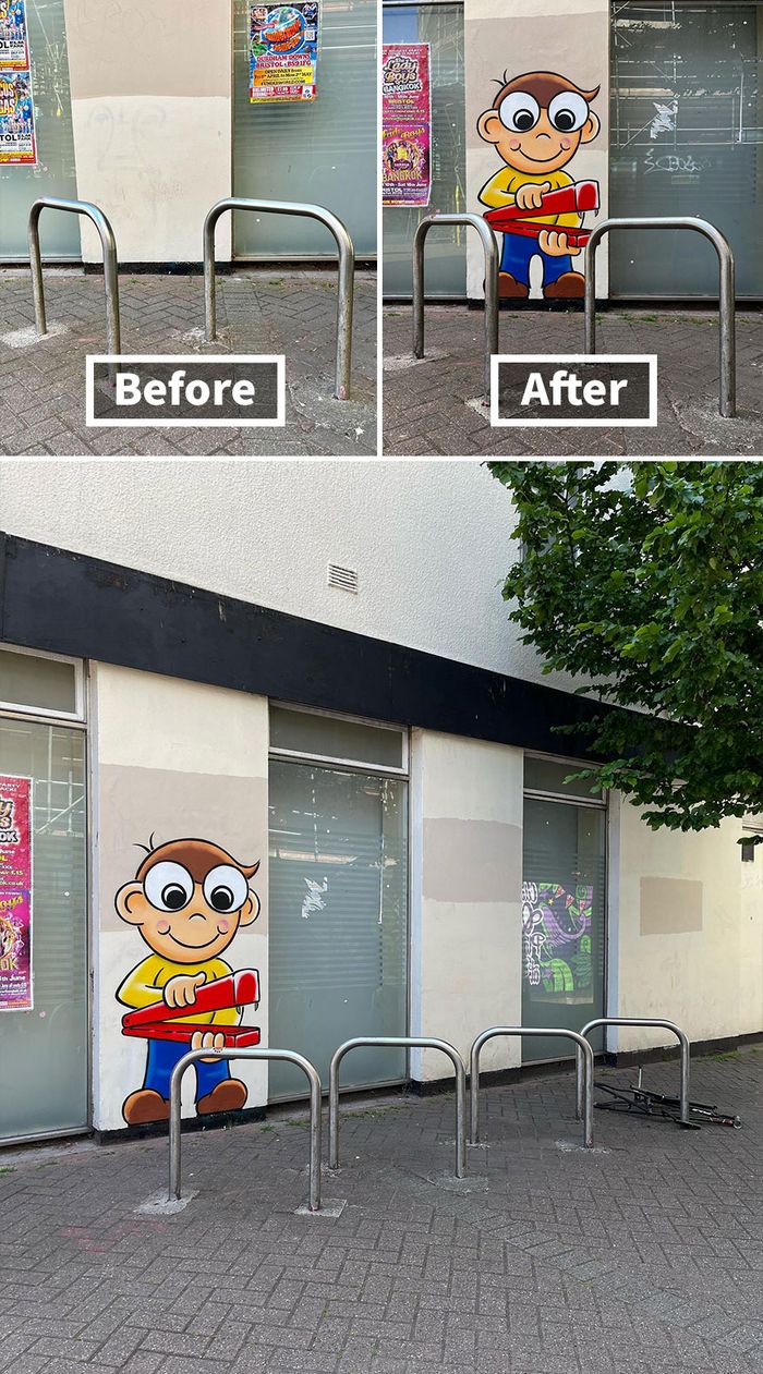 Artista de rua transmuta 30 objetos comuns em fantásticas obras de arte 30 Artista de rua transmuta 30 objetos comuns em fantásticas obras de arte 30