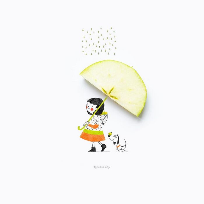 Artista transforma 36 ilustrações em realidade usando objetos do cotidiano 2