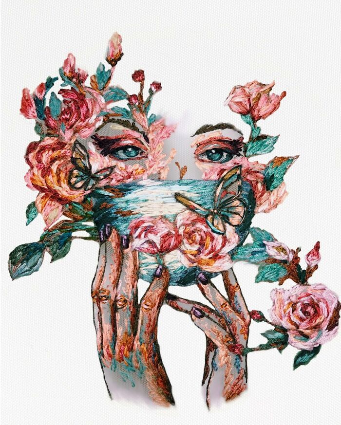 Bordado em Tule: 49 padrões realistas que vão te surpreender 5