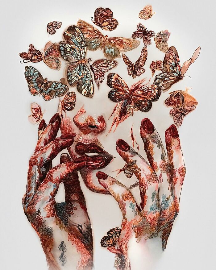 Bordado em Tule: 49 padrões realistas que vão te surpreender 14