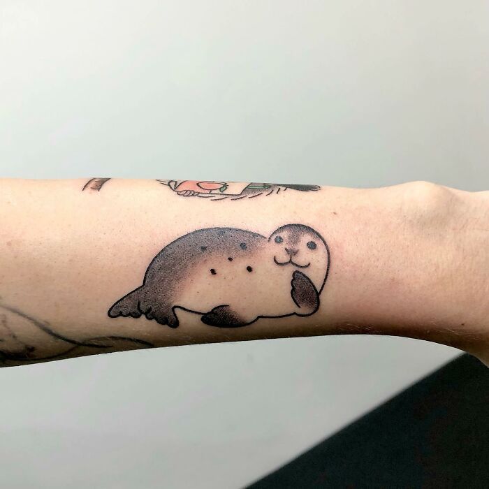 Encantadoras tatuagens: Animais fofos e criaturas em 32 obras de arte! 14