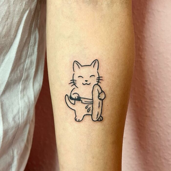 Encantadoras tatuagens: Animais fofos e criaturas em 32 obras de arte! 17
