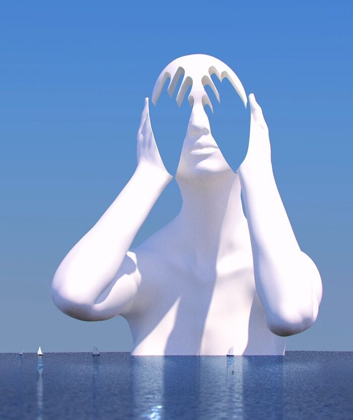 Encante-se com o universo digital de Chad Knight: 40 esculturas 3D surreais 1