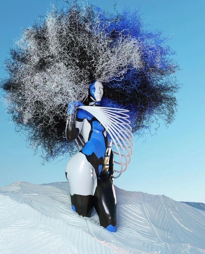 Encante-se com o universo digital de Chad Knight: 40 esculturas 3D surreais 2