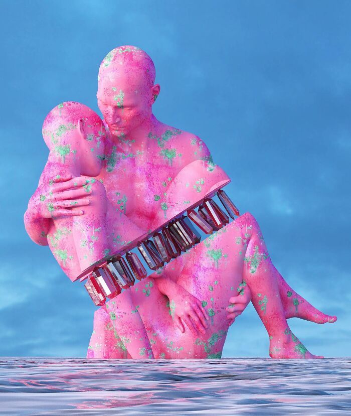 Encante-se com o universo digital de Chad Knight: 40 esculturas 3D surreais 3