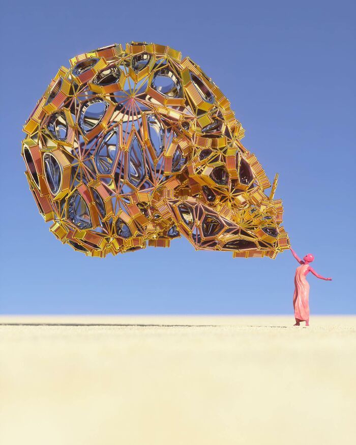 Encante-se com o universo digital de Chad Knight: 40 esculturas 3D surreais 12