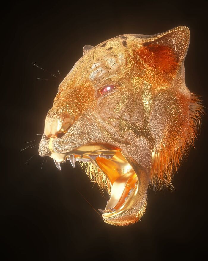 Encante-se com o universo digital de Chad Knight: 40 esculturas 3D surreais 16