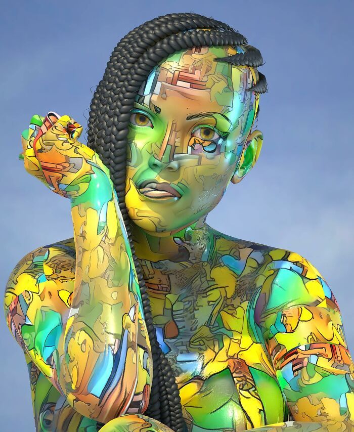 Encante-se com o universo digital de Chad Knight: 40 esculturas 3D surreais 19