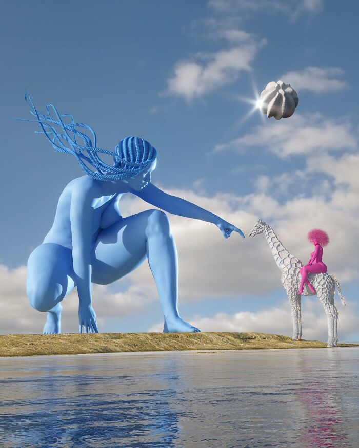 Encante-se com o universo digital de Chad Knight: 40 esculturas 3D surreais 26