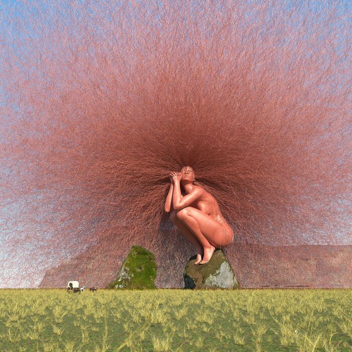 Encante-se com o universo digital de Chad Knight: 40 esculturas 3D surreais 34