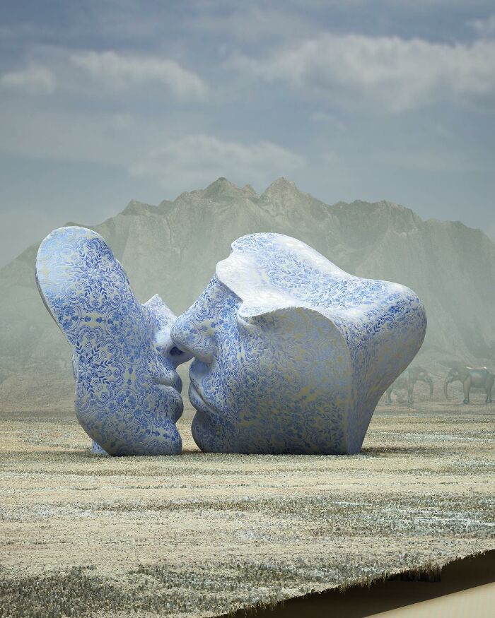 Encante-se com o universo digital de Chad Knight: 40 esculturas 3D surreais 38