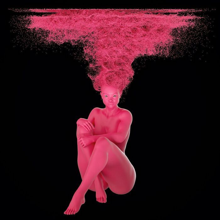 Encante-se com o universo digital de Chad Knight: 40 esculturas 3D surreais 39