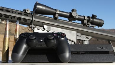 Homem destrói PS4 com rifle 10
