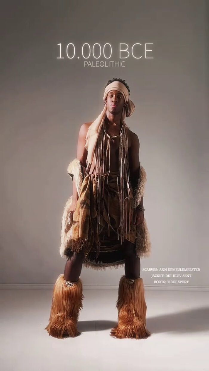 Modelo arrasa com 34 looks históricos de épocas diferentes, viralizando no TikTok 1