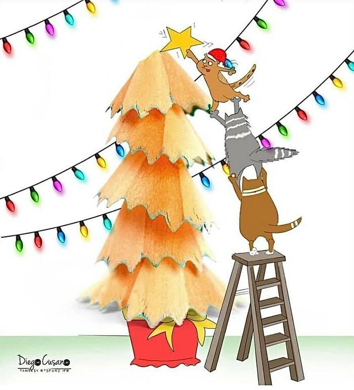 40 novas transformações: Ilustrador reinventa objetos comuns! 36