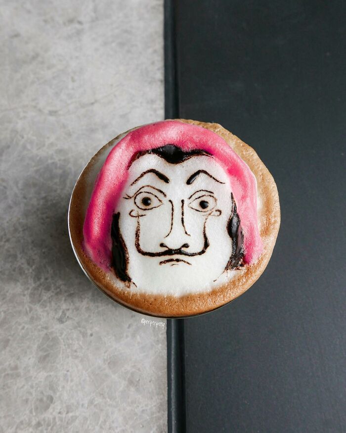 42 obras de arte surpreendentes criadas com espuma de café 23