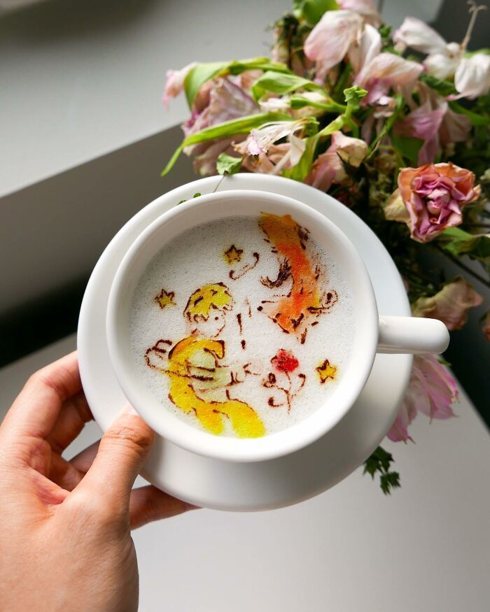 42 obras de arte surpreendentes criadas com espuma de café 42