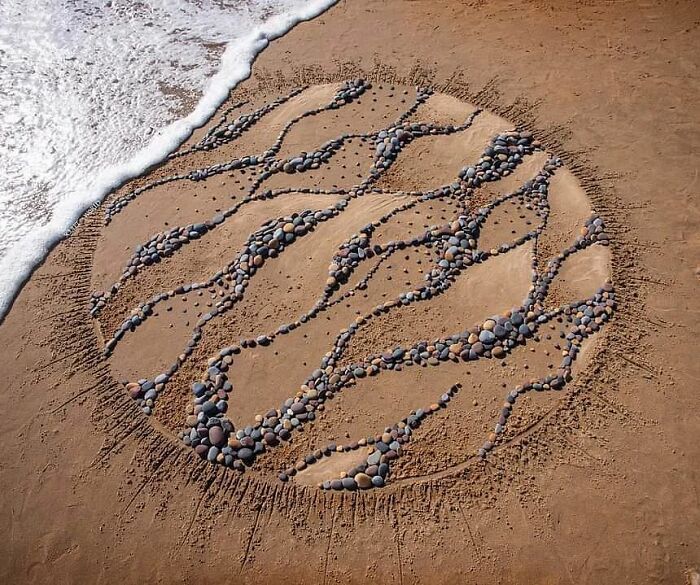 35 padrões surpreendentes: Arte com pedras, conchas e outros materiais naturais 1