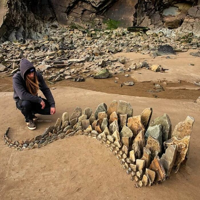 35 padrões surpreendentes: Arte com pedras, conchas e outros materiais naturais 7