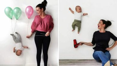 A fórmula para fotos virais: Bebês, criatividade e um toque de ironia (11 fotos) 6