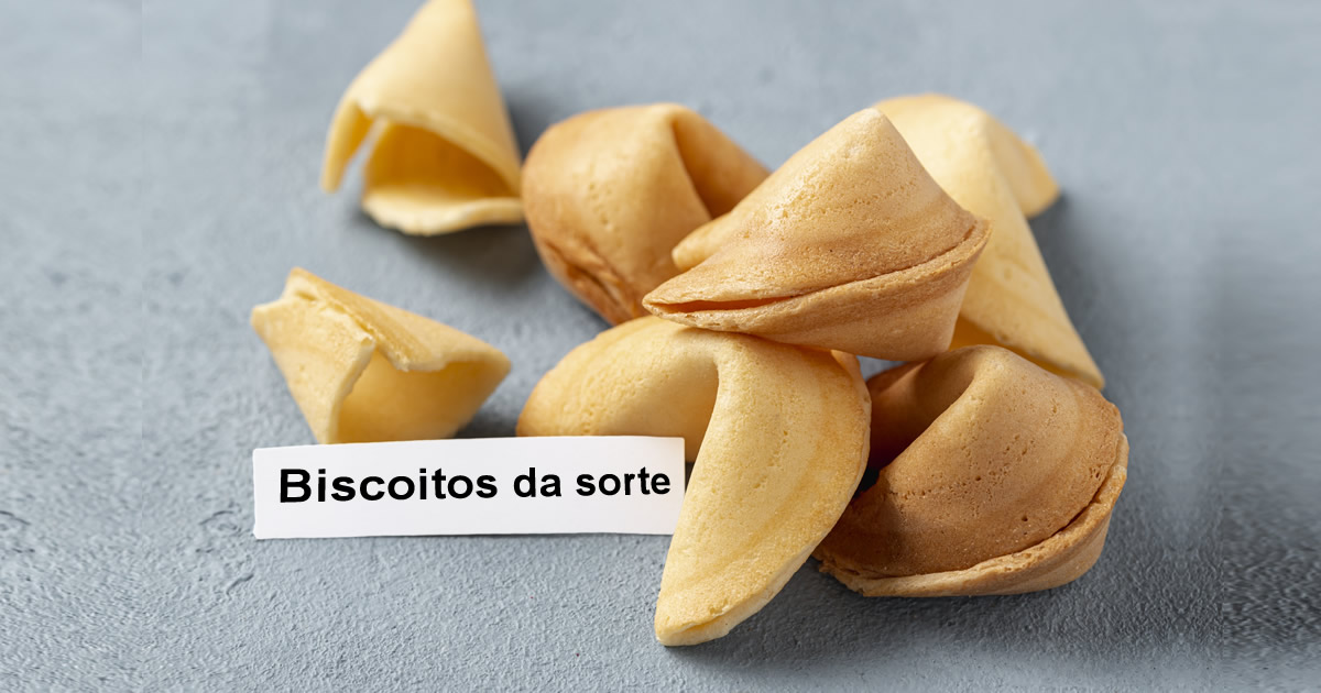 Descubra a inspiração: Biscoitos da sorte do Tediado