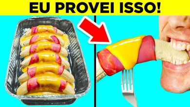 Experimentando comidas estranhas da história 9