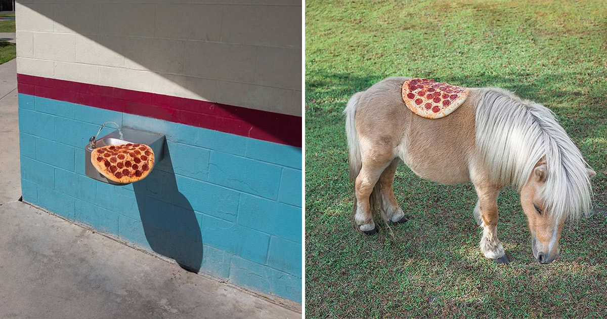 Homem lança pizzas na natureza e chama de arte. Isso é arte?