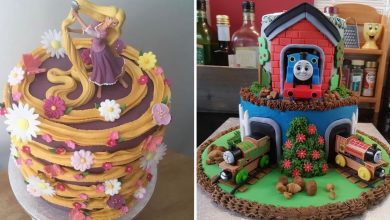 Você come com os olhos primeiro: Bolos tão lindos que é difícil cortá-los (40 fotos) 10