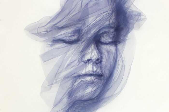 A arte inovadora de Benjamin Shine: Transformando tule em obras de arte (30 fotos) 3