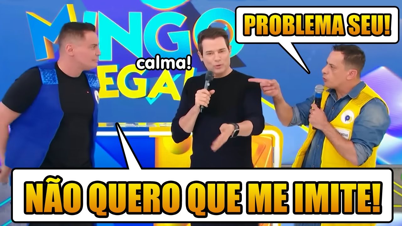 Deu ruim! Famosos reagindo às suas imitações ao vivo!
