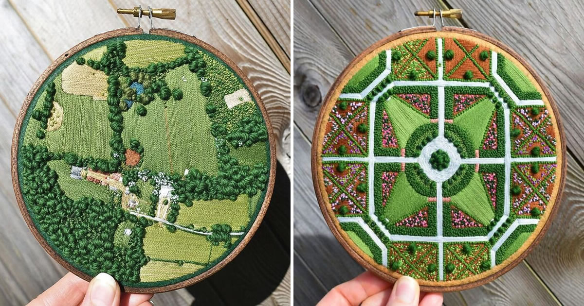 A arte de bordado aéreo que vai te deixar sem palavras (28 fotos)