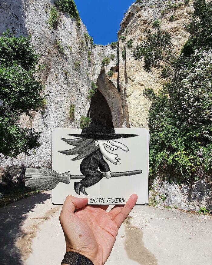 Pietro Cataudella: Transformando viagens em arte com o projeto City Live Sketch (33 fotos) 1