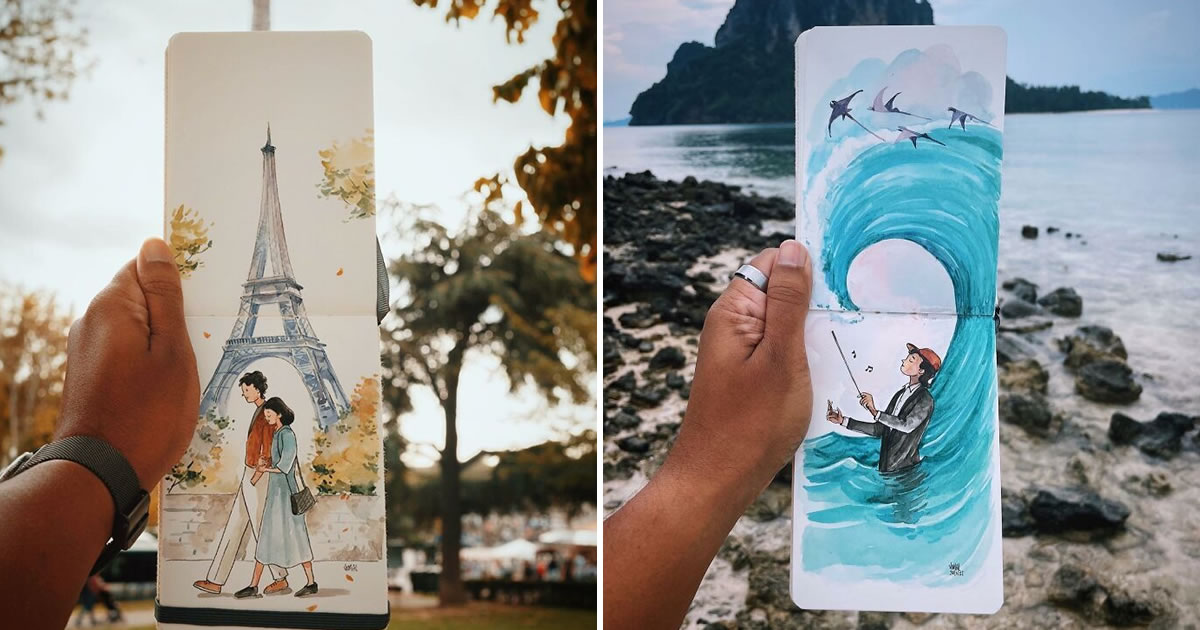 Vimal Chandran: O artista visual que une folclore indiano, cultura pop e ficção científica (34 fotos)