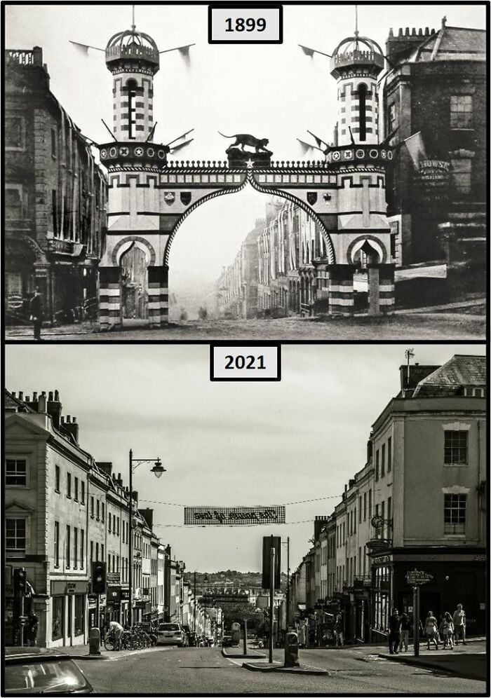 32 fotos incríveis de antes e depois que mostram como as cidades mudam ...