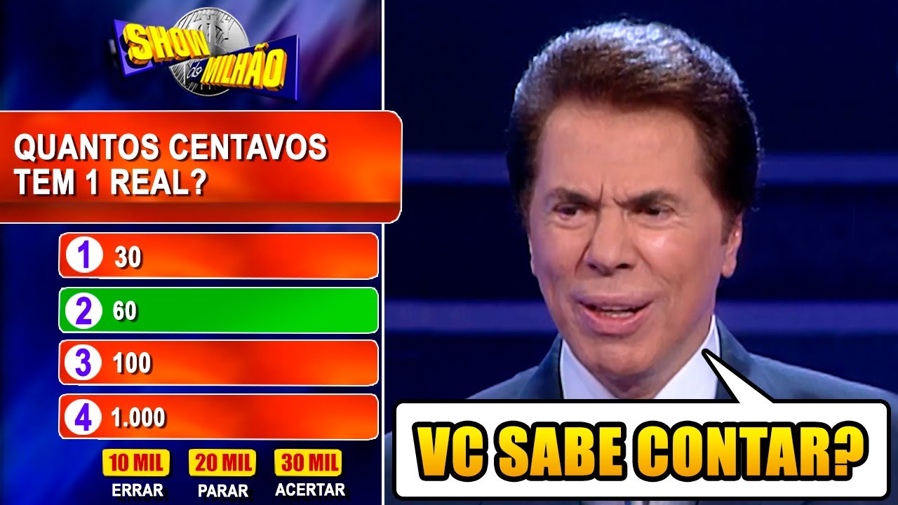 As maiores burrices do Show do Milhão!