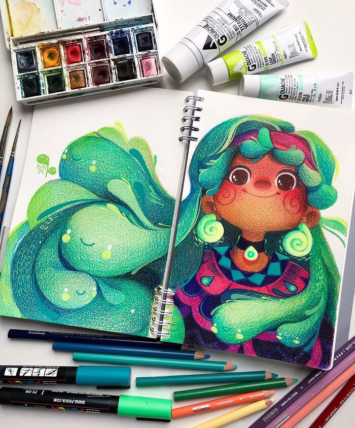 Descubra o mundo encantado de Poopikatt: Magia e fantasia em cada traço (30 fotos) 4