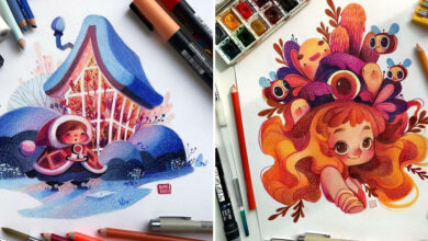 Descubra o mundo encantado de Poopikatt: Magia e fantasia em cada traço (30 fotos) 46