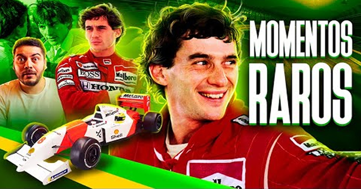 Momentos raros do Ayrton Senna na TV!