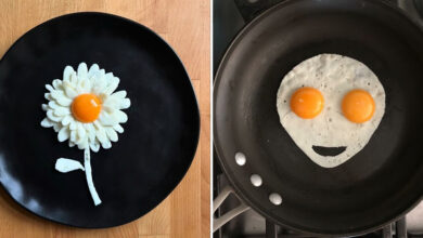 Transformando ovos fritos em arte: A criatividade inspiradora de Michele Baldini (32 fotos) 36