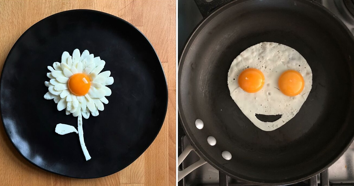 Transformando ovos fritos em arte: A criatividade inspiradora de Michele Baldini (32 fotos)