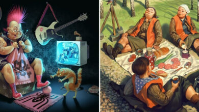 Arte provocativa: As mensagens ocultas nas ilustrações de Waldemar von Kazak (25 fotos) 5