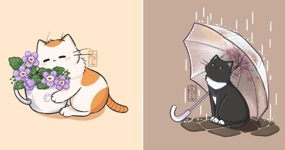 Conheça a artista que transforma gatos em verdadeiras estrelas do Instagram! (20 fotos)