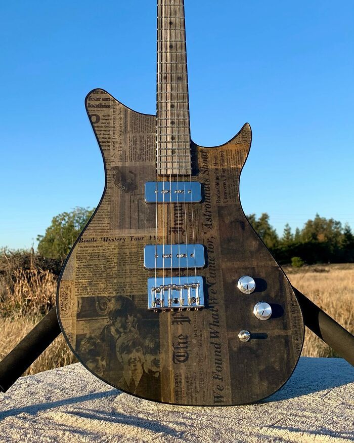 Burls Art: O luthier que transforma materiais inusitados em guitarras extraordinárias (28 fotos) 11