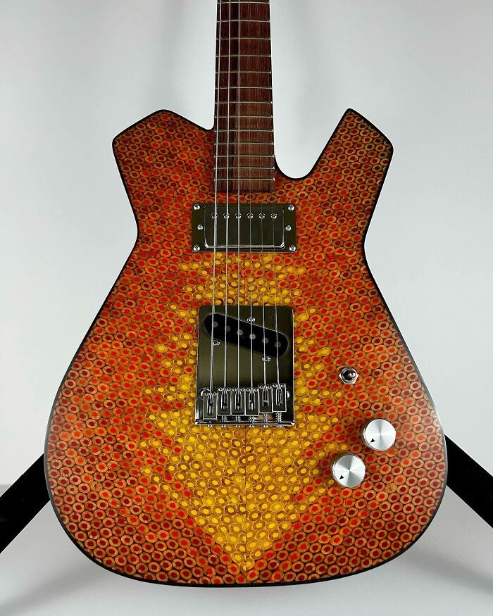 Burls Art: O luthier que transforma materiais inusitados em guitarras extraordinárias (28 fotos) 12