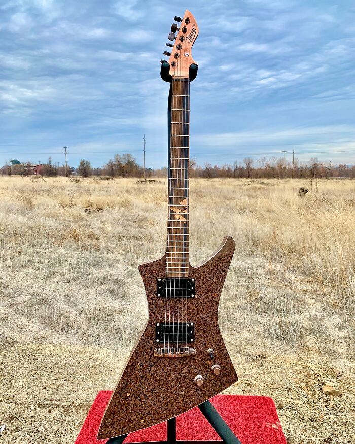 Burls Art: O luthier que transforma materiais inusitados em guitarras extraordinárias (28 fotos) 25