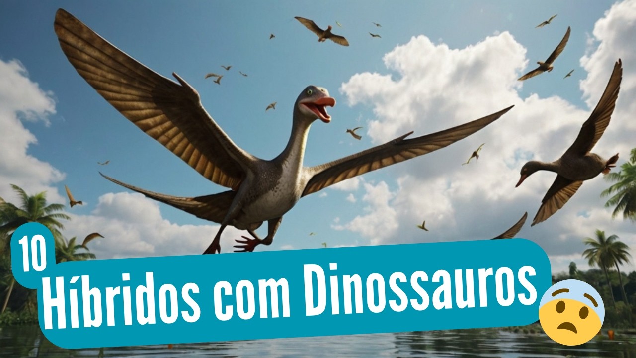 Descubra 10 animais híbridos com dinossauros que vão surpreender você!
