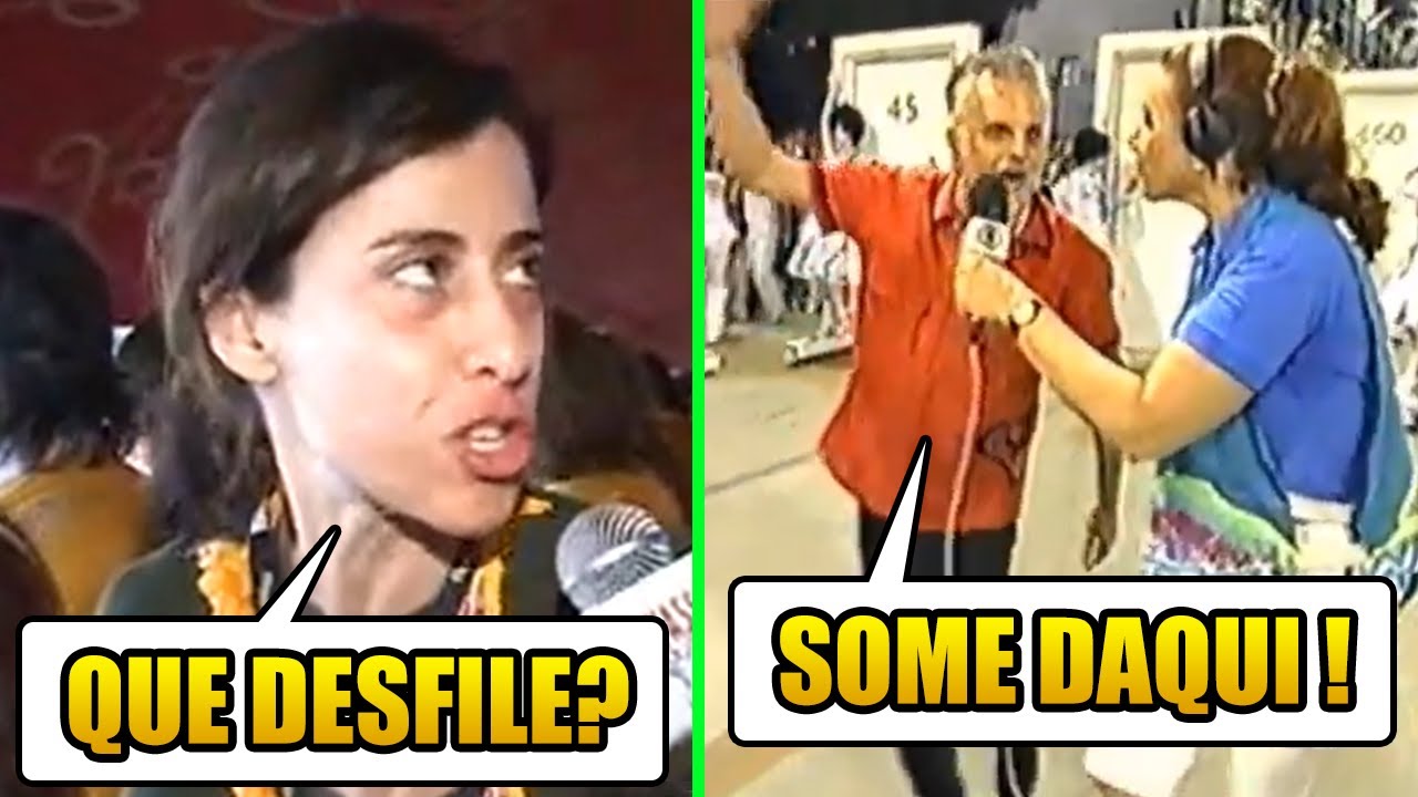 Momentos vergonha alheia do Carnaval na TV!