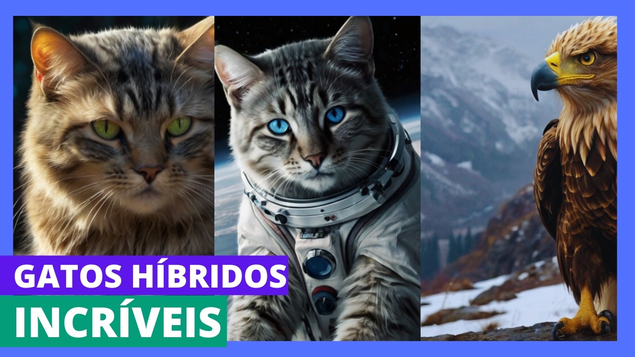 6 gatos híbridos incríveis que você não vai acreditar que existem!